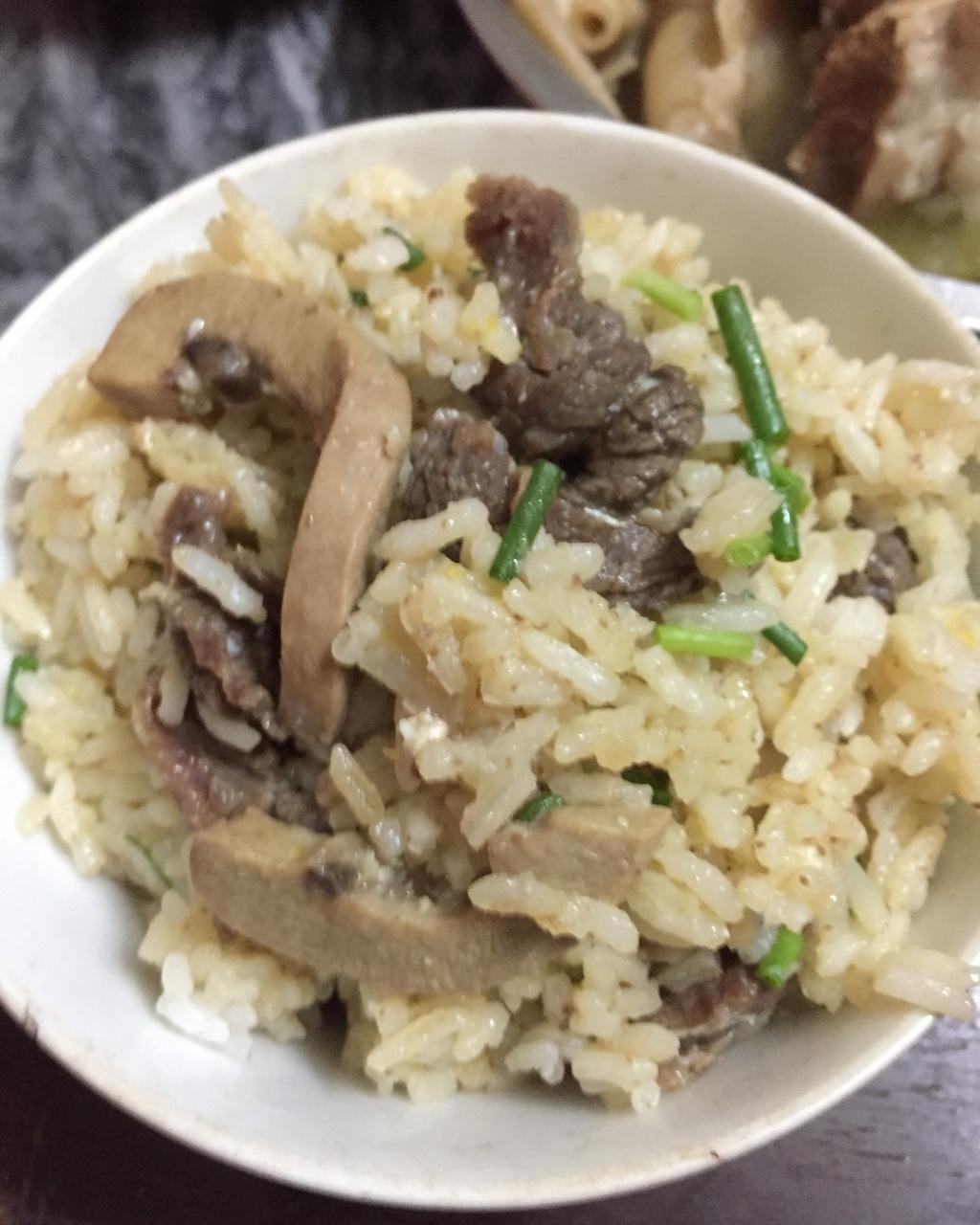 缪师奶做的猪腰瘦肉焗饭
