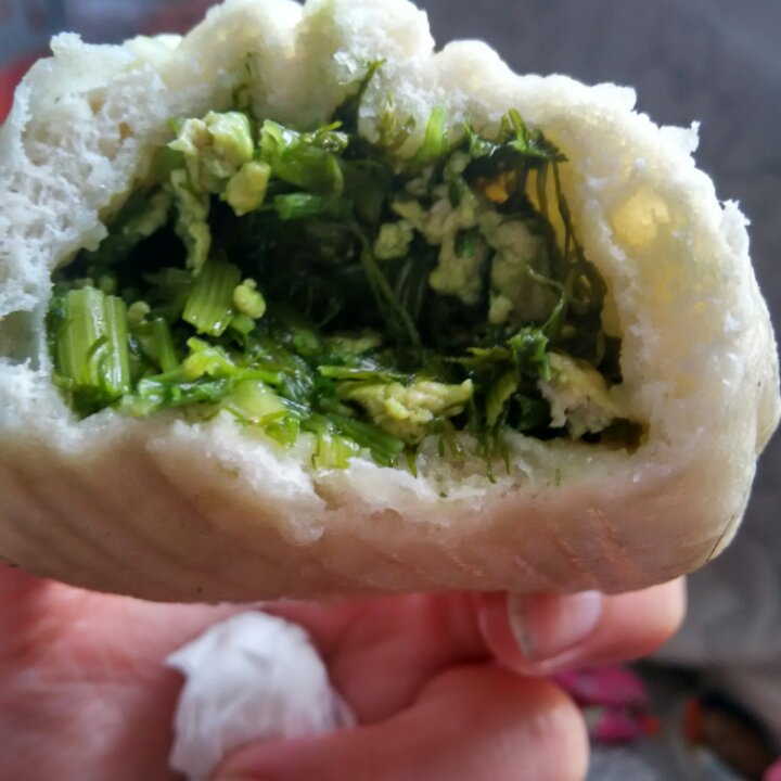 【茴香馅包子图片大全-紫色透明的茴香馅包子图片】