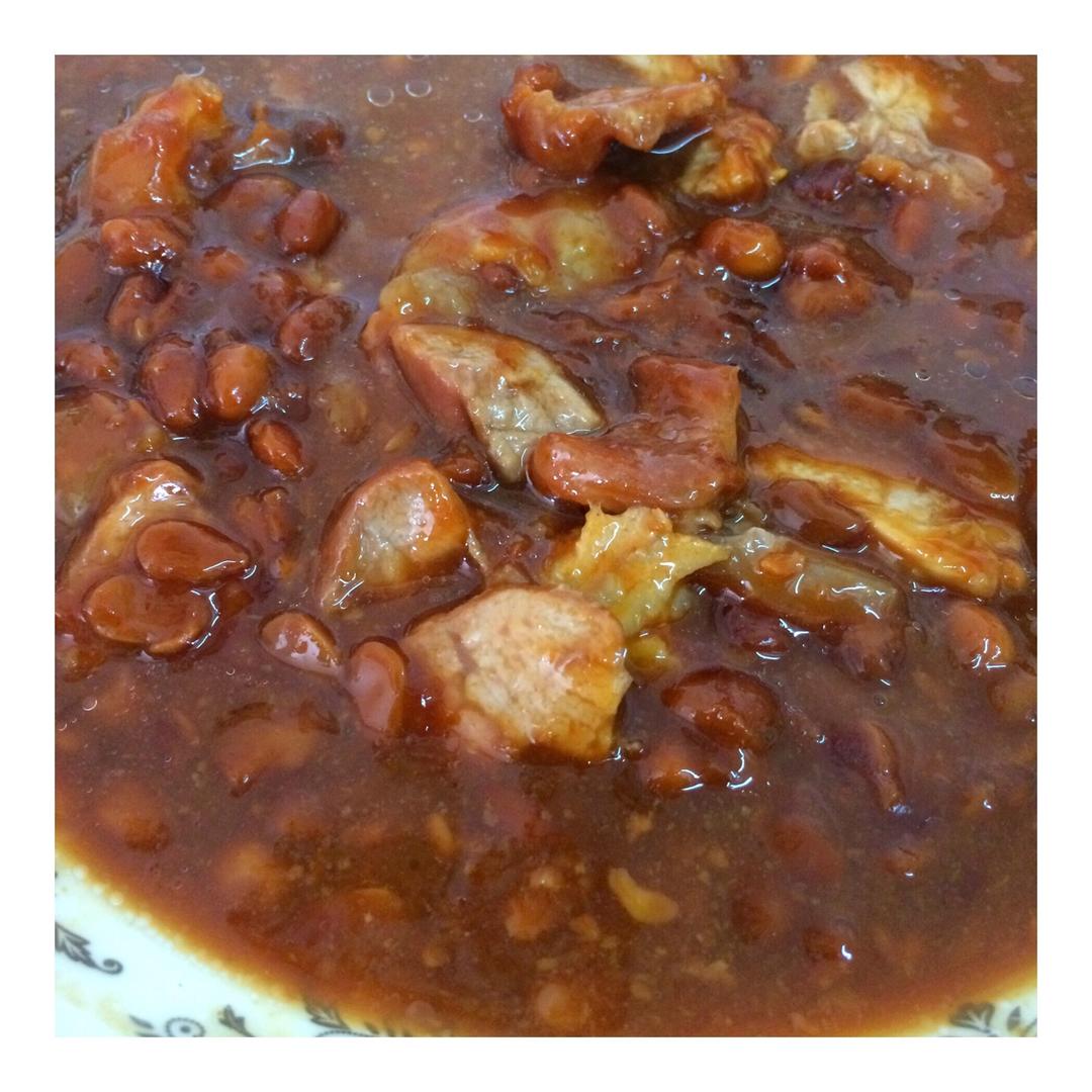 豆瓣酱蒸猪腰肉
