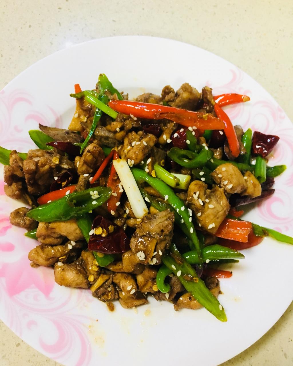 林贷小玉做的爆炒兔肉