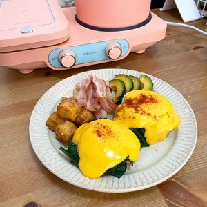 【东菱三明治早餐机】经典班尼迪克蛋Egg Benedict的做法 步骤13