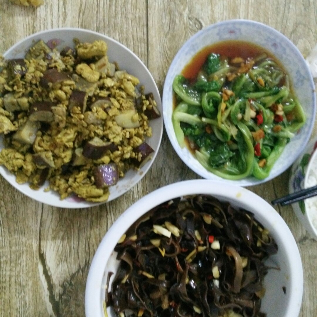 终将静好又何必挂念做的鸡蛋茄子