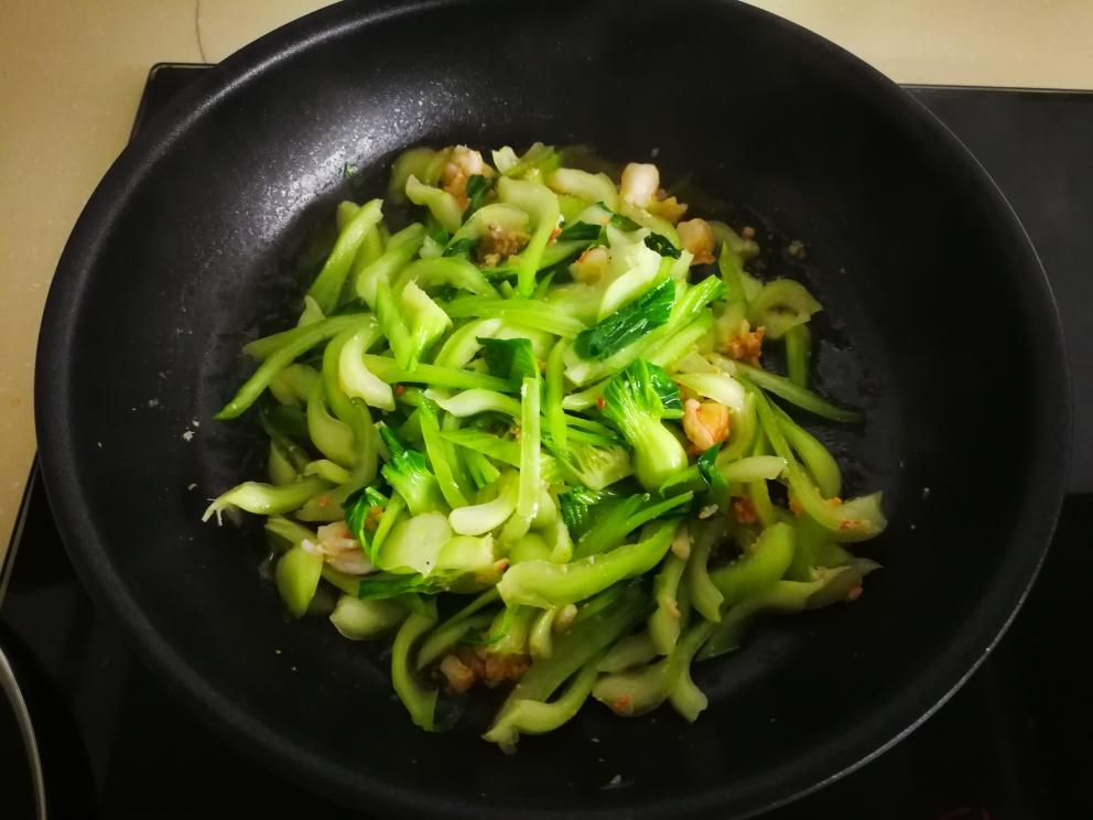 虾仁上海青(快手菜)的做法 步骤4