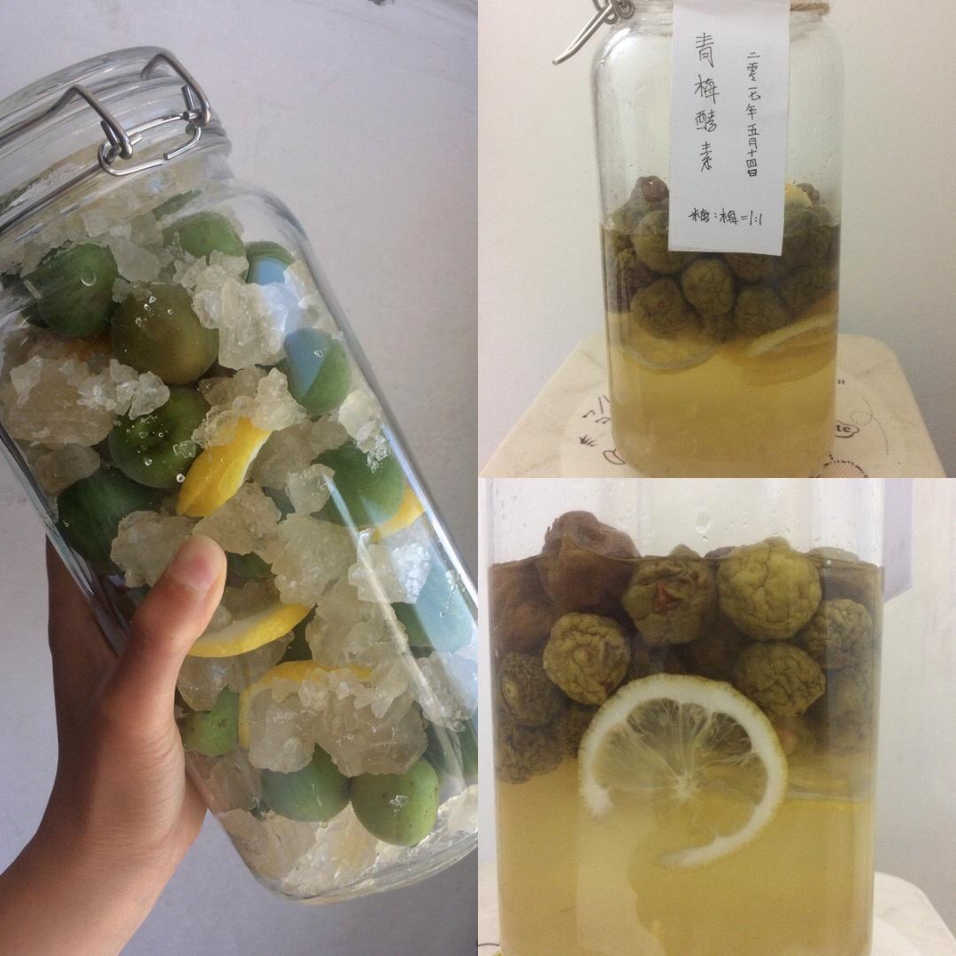 私厨柠檬做的青梅酵素