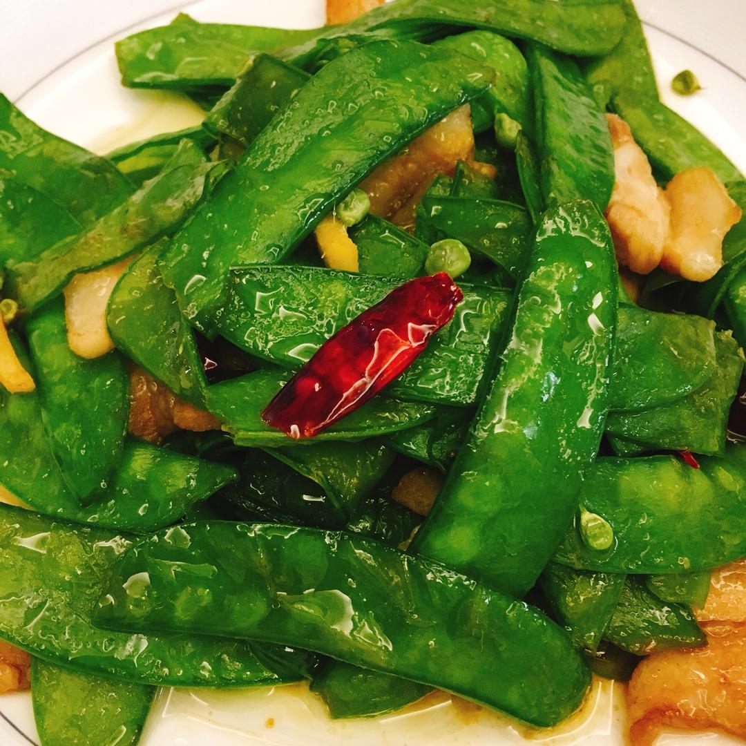 爱学习的岚霖做的扁豆炒肉
