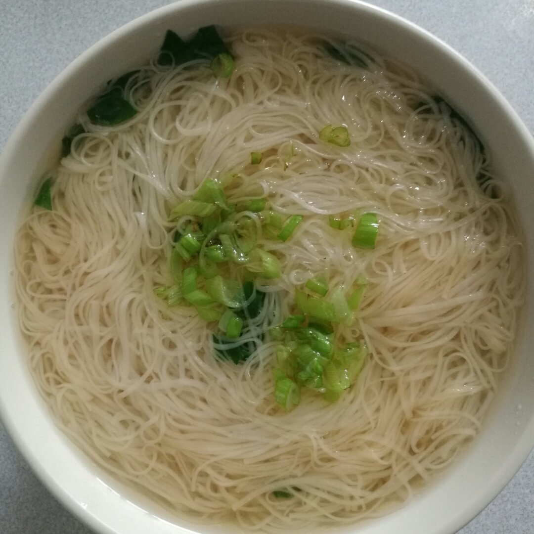 手机用户5032cl做的清汤面