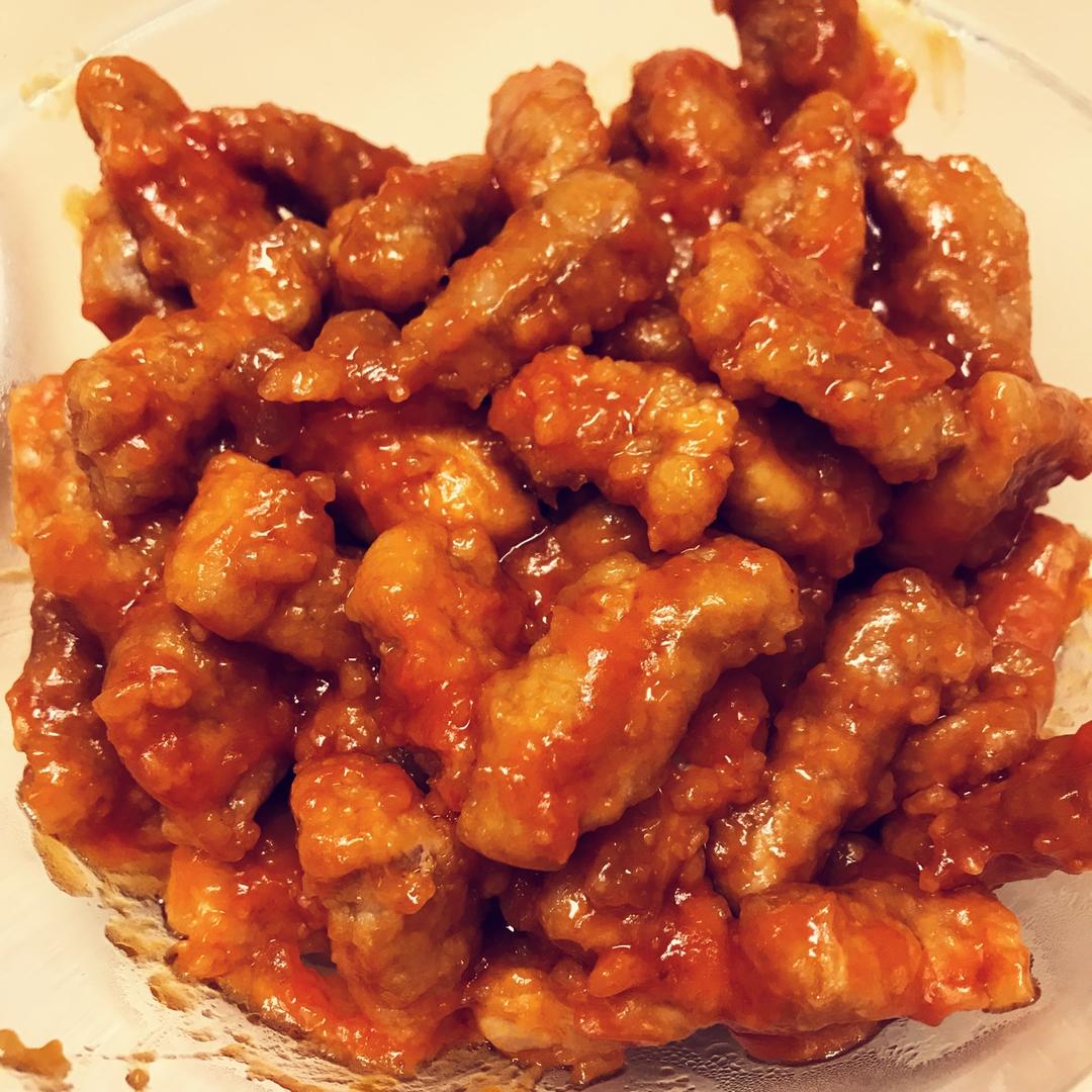 饭饭的小金库做的糖醋里脊