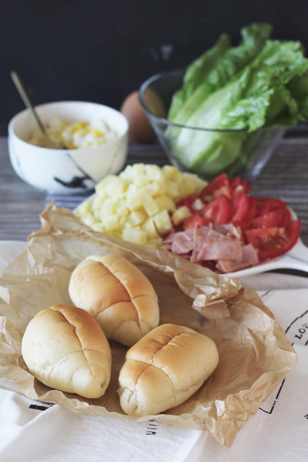 【营养餐包（老少皆宜）的做法步骤图】Geraldine1212-制作