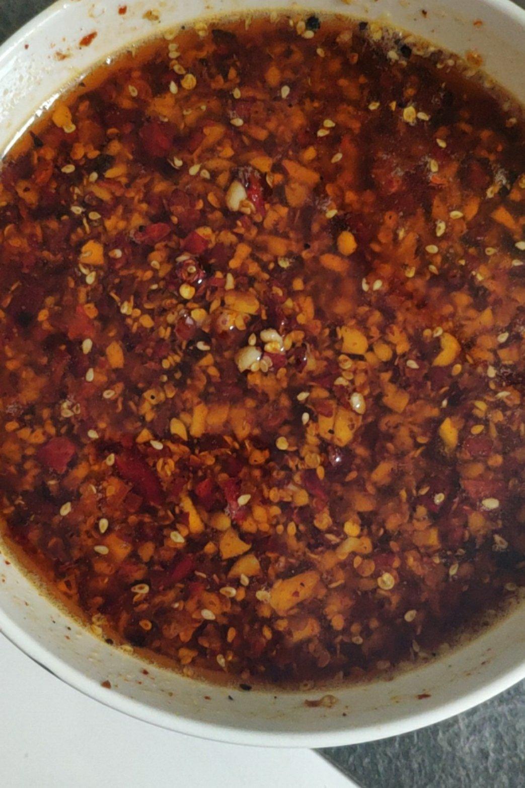 小猪仔88做的自制美味辣椒油
