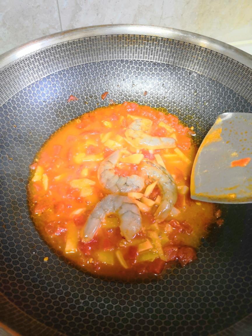 茄汁土豆虾仁,小朋友的最爱!
