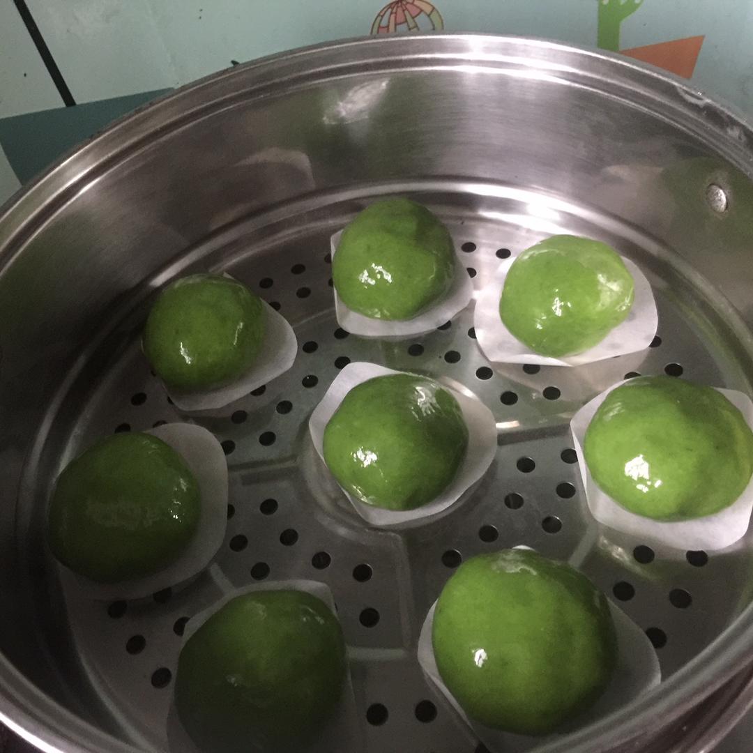 汤请蜜哉做的青团