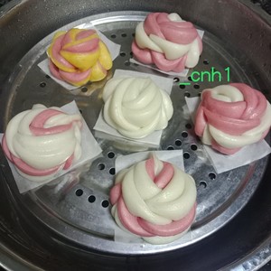 花儿馒头35的做法 步骤24