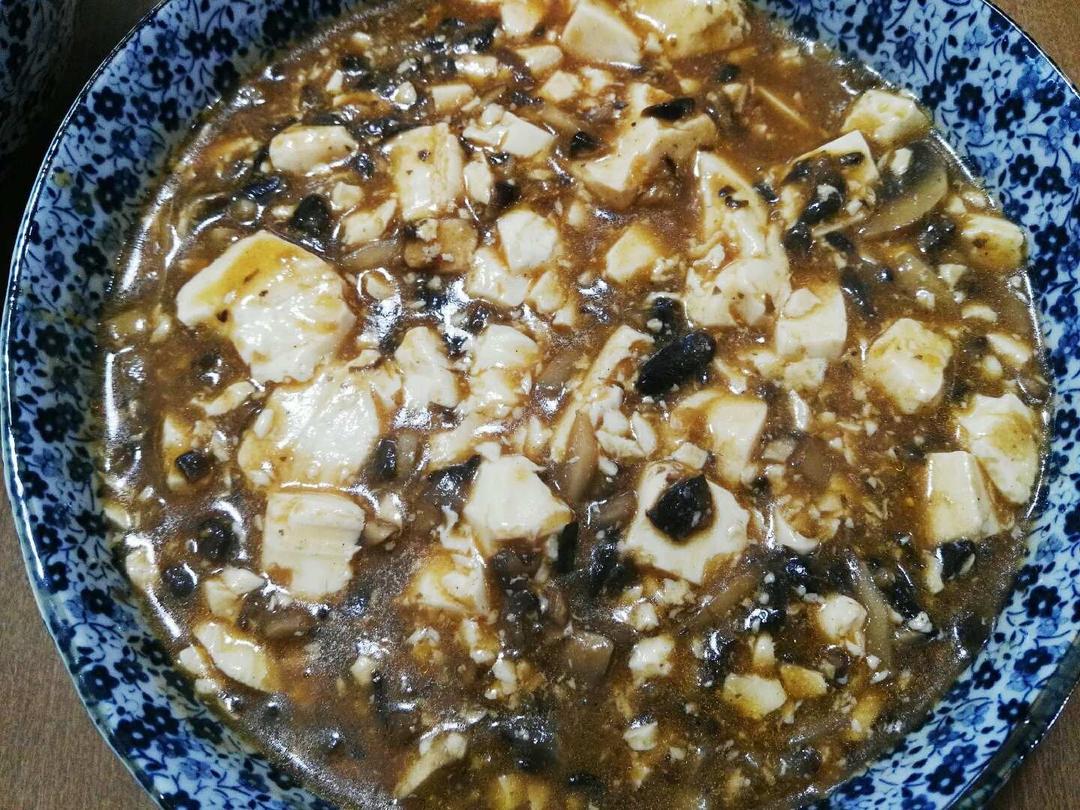 香菇麻婆豆腐(不辣)