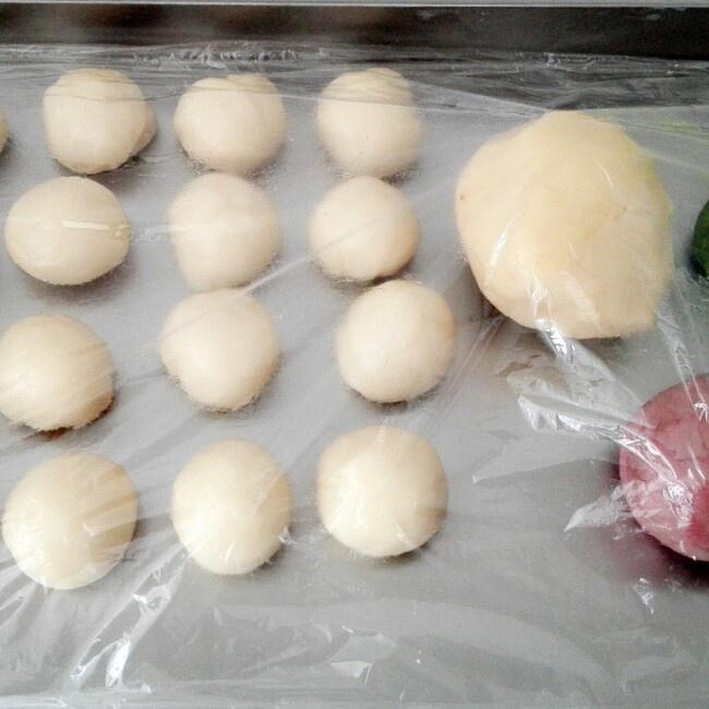 【素油开酥的三种口味蛋黄酥的做法步骤图】K.t-制作