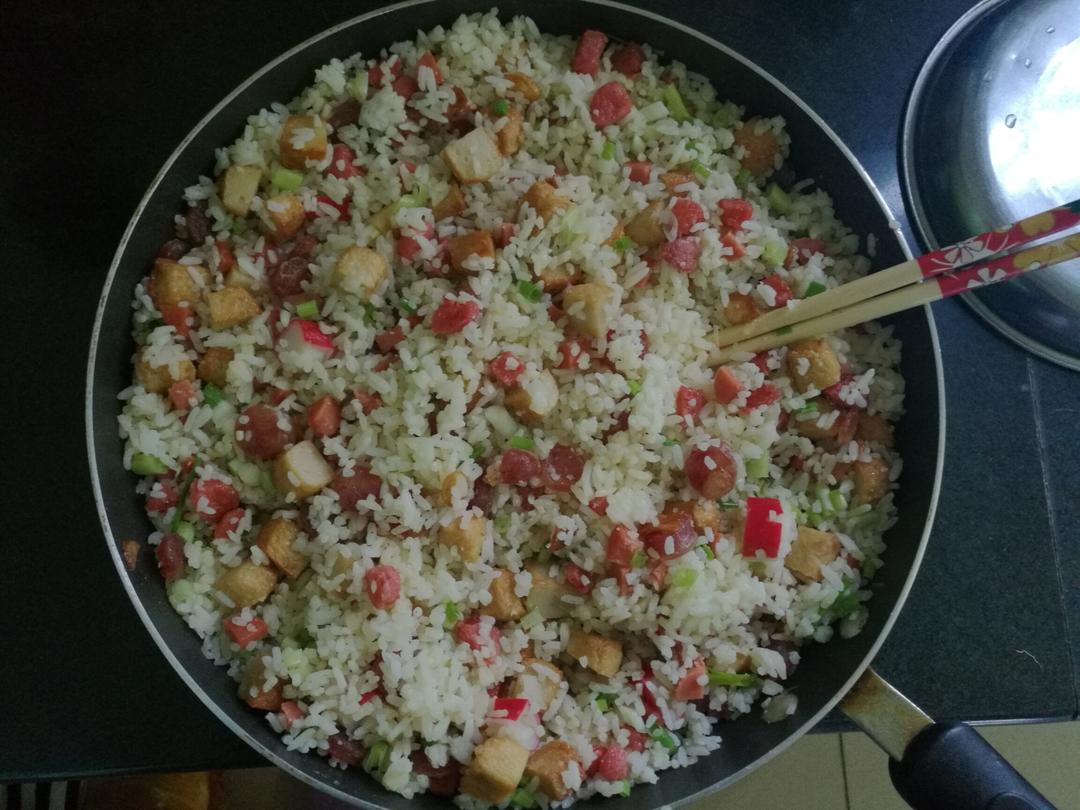粒粒黄金炒饭(自己记录版)的做法