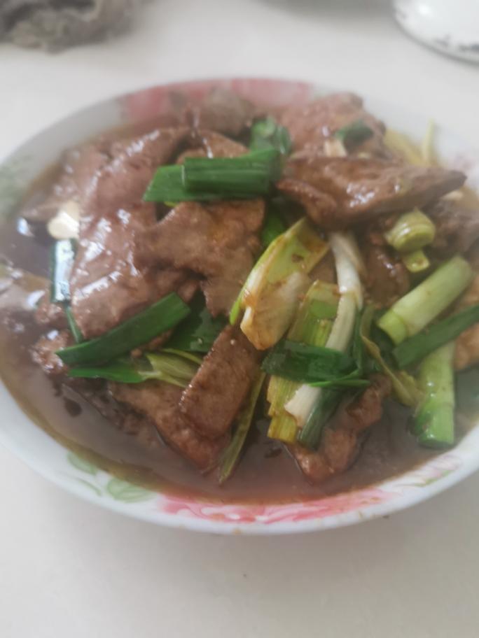 炒羊肝的做法