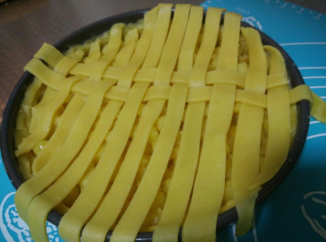 【八寸苹果派的做法步骤图，八寸苹果派怎么做好吃】素食也精彩-制作