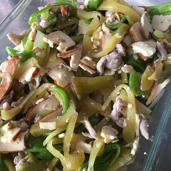 凉凉05做的榨菜香干炒肉丝鸡胸肉煮多久可以图片
