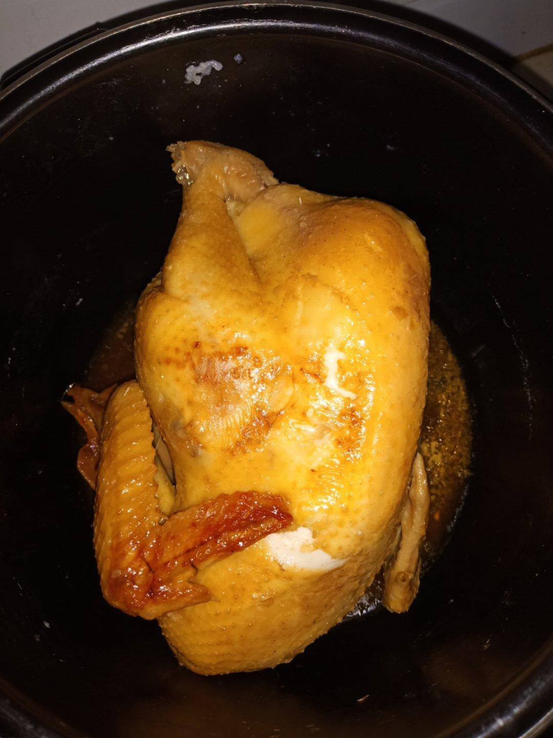 陶米米做的电饭锅焗鸡
