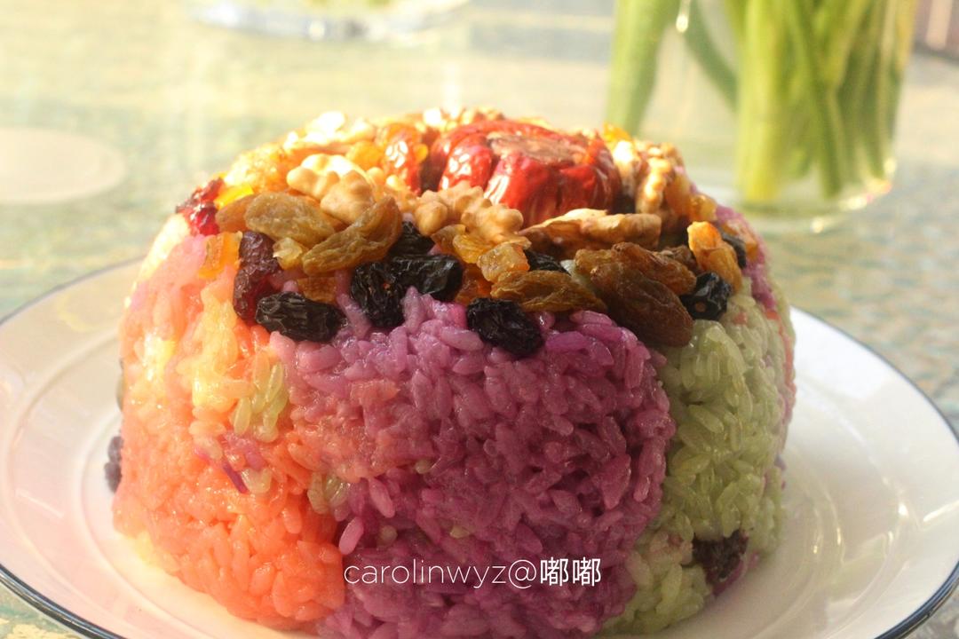 五彩米八宝饭