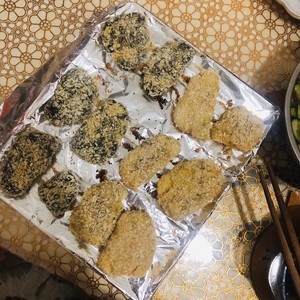 减脂餐·双色无油烤龙利鱼的做法 步骤3