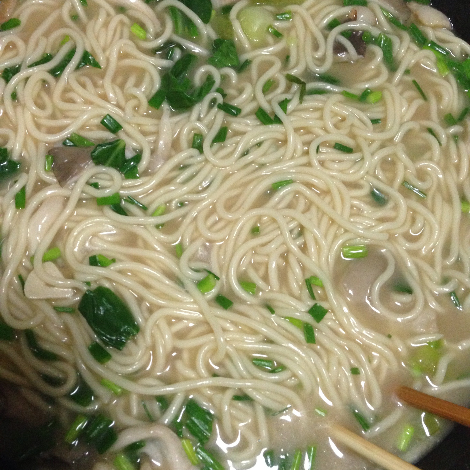 幽灵燕做的家常煮面条