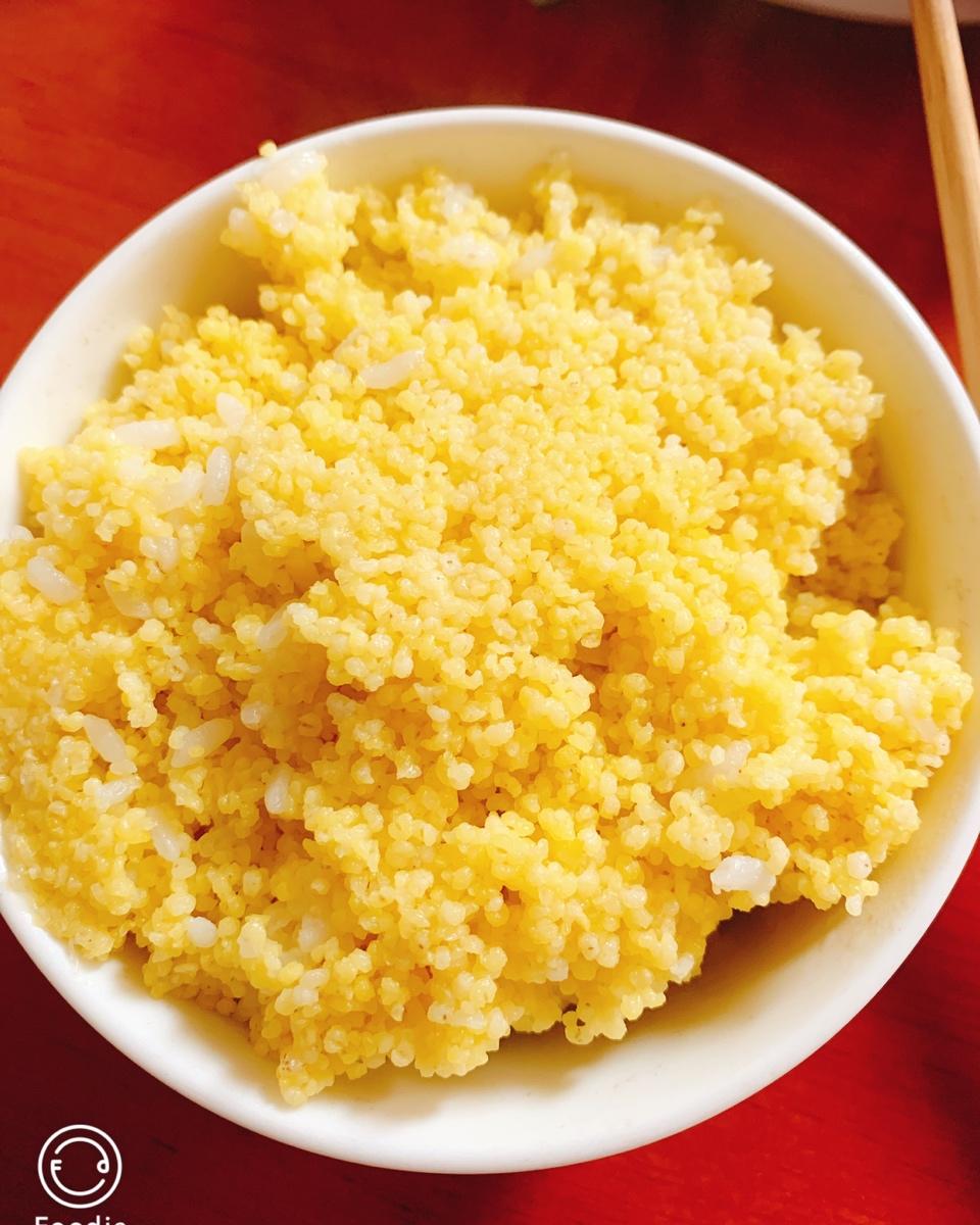芝士大甜筒做的小米饭