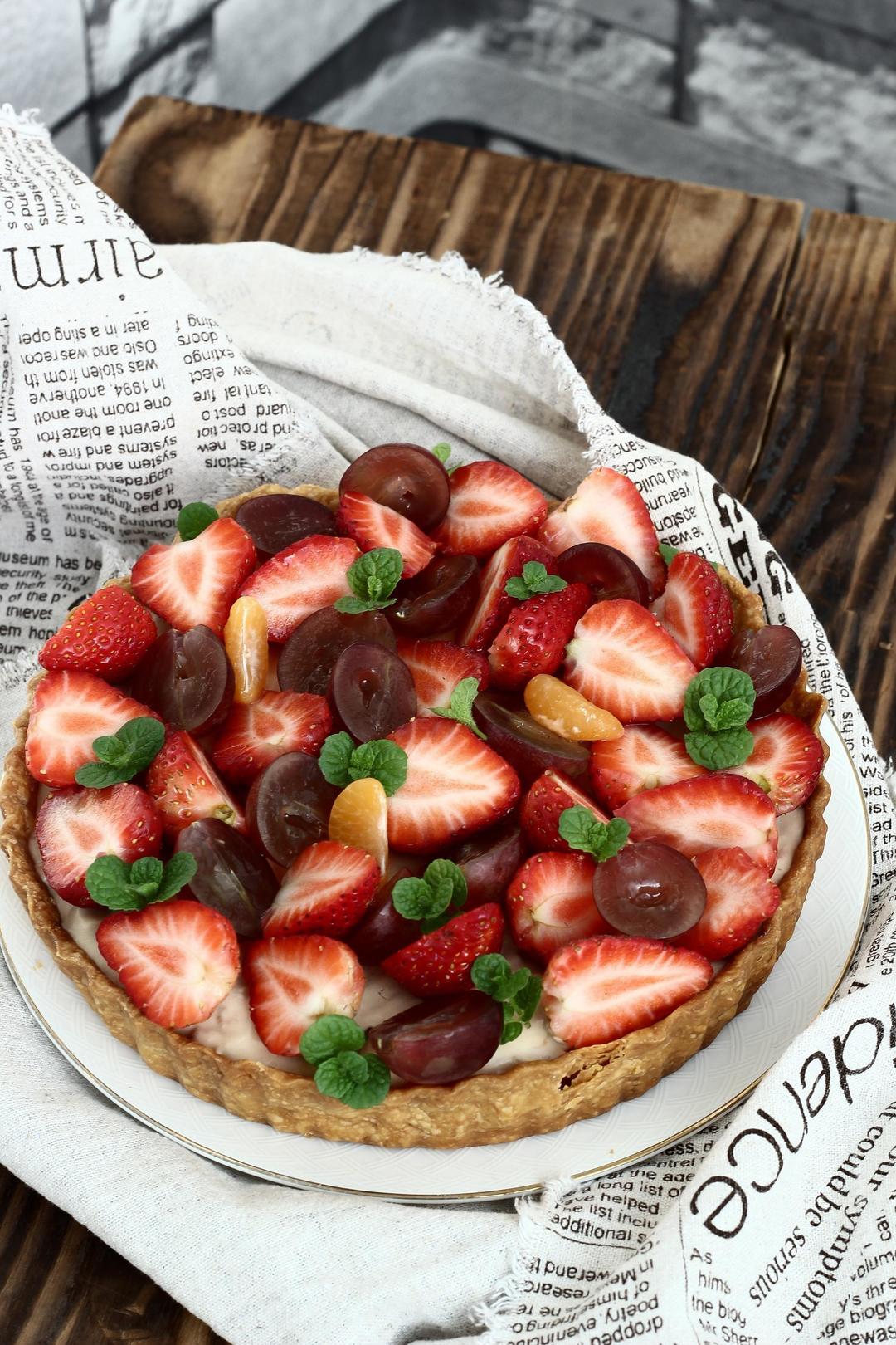 【kiri奶油芝士食谱-水果乳酪塔（冷藏式）的做法步骤图】小至_-制作