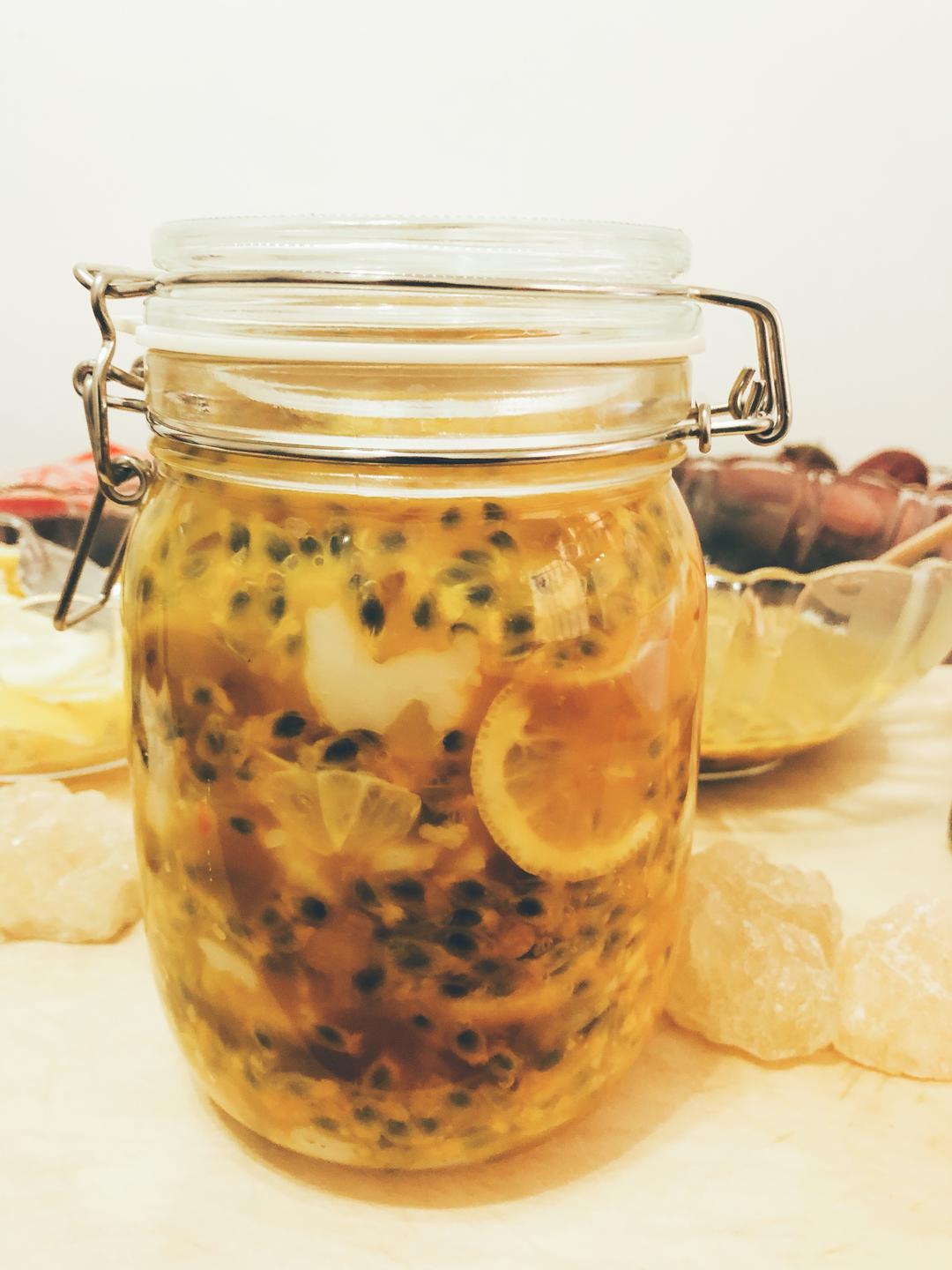 百香果柠檬蜜(3大瓶的量)