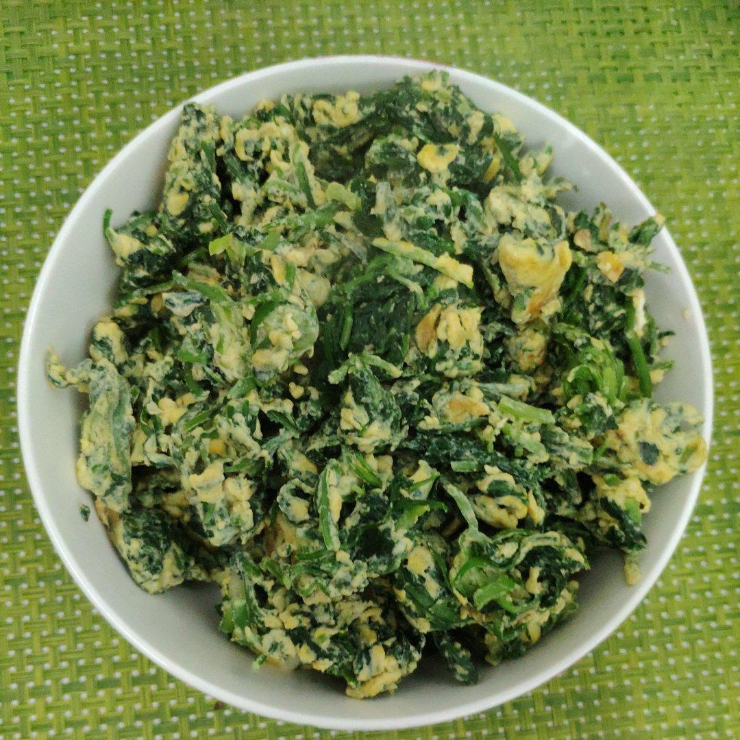 荠菜炒鸡蛋(春天的味道)