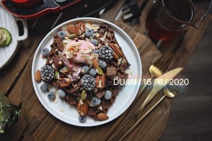 ㊙️黑麦燕麦可可华夫饼的做法 步骤8