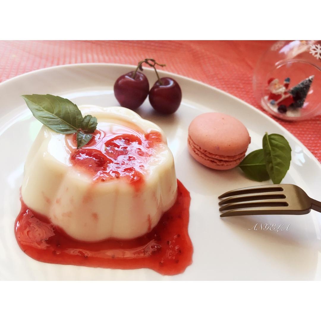 k-s_angela做的意式奶冻 panna cotta