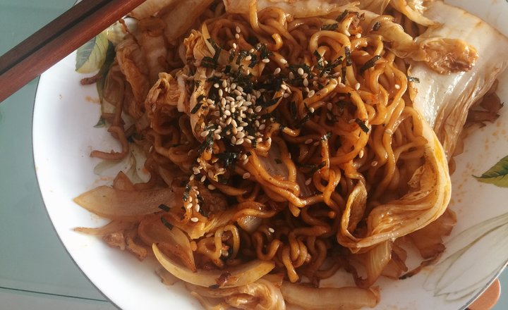 【炒火鸡面的做法步骤图,炒火鸡面怎么做好吃