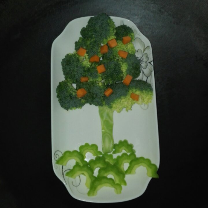 盈捷婉媛做的大树西兰花