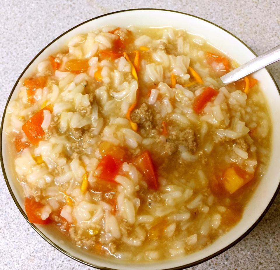 【番茄牛肉粥的做法步骤图,番茄牛肉粥怎么做