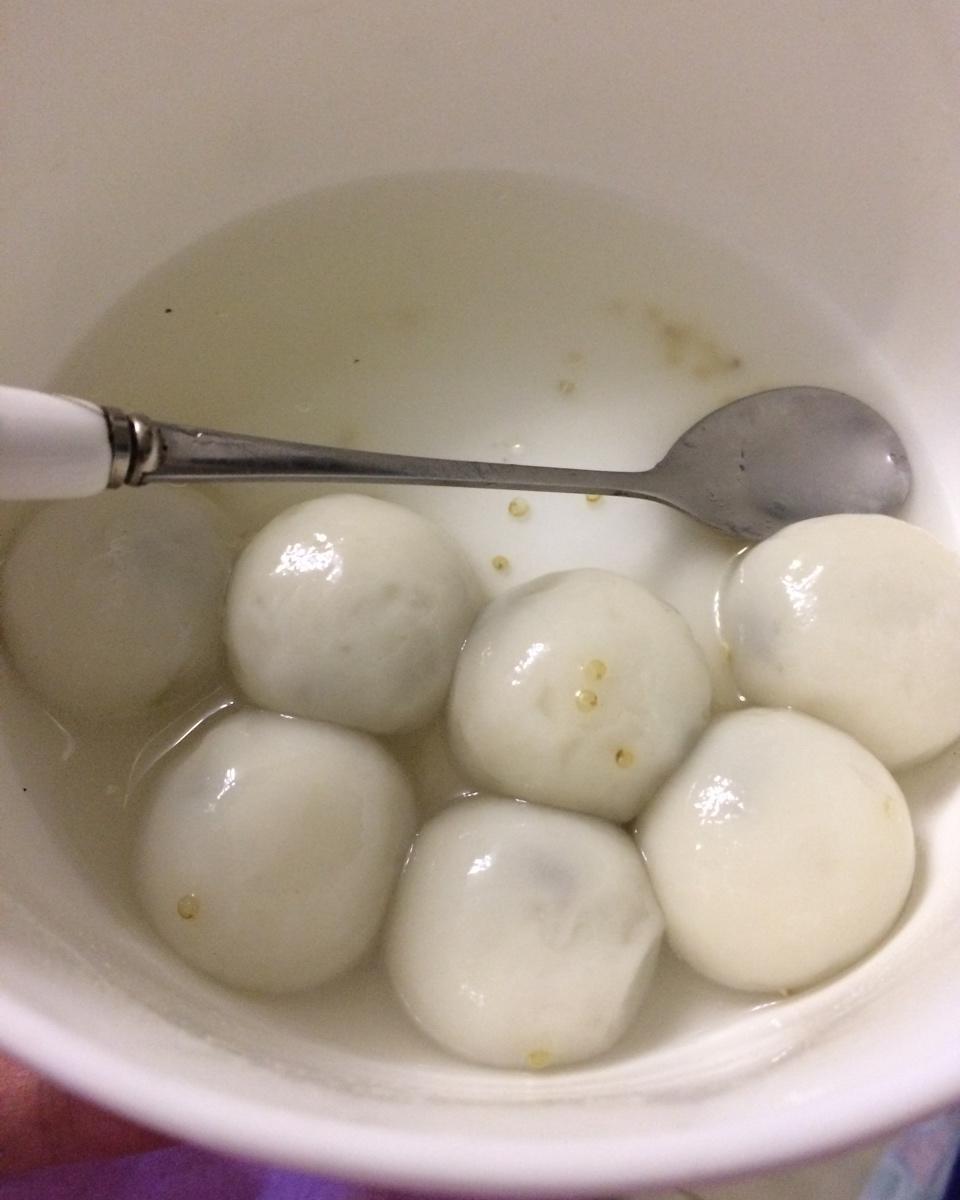 mine做的煮汤圆