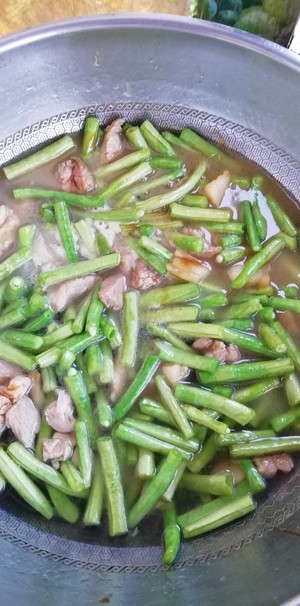 豆角焖面的做法 步骤7