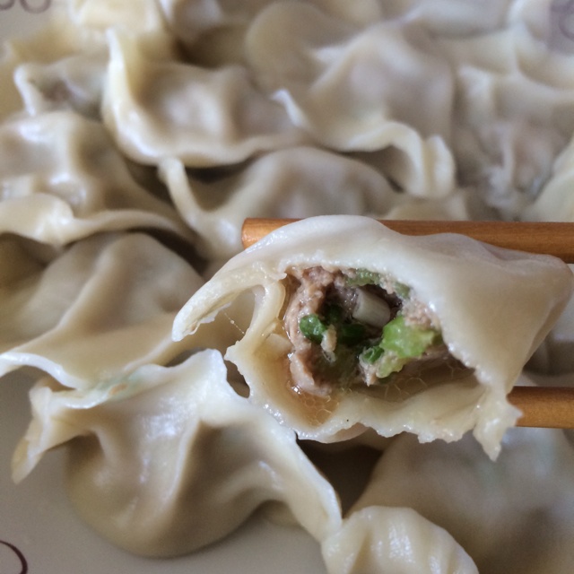可芯滴麻麻做的牛肉芹菜饺子