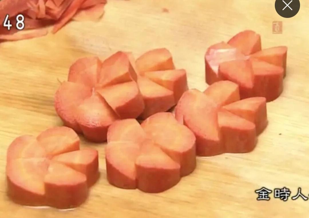 萝卜切法樱花瓣