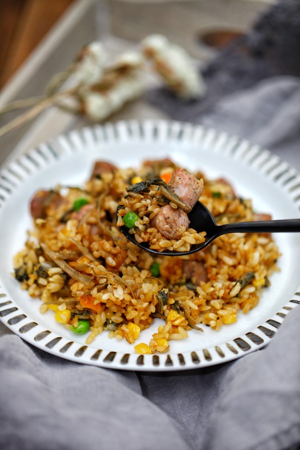 梅干菜炒饭 下厨房