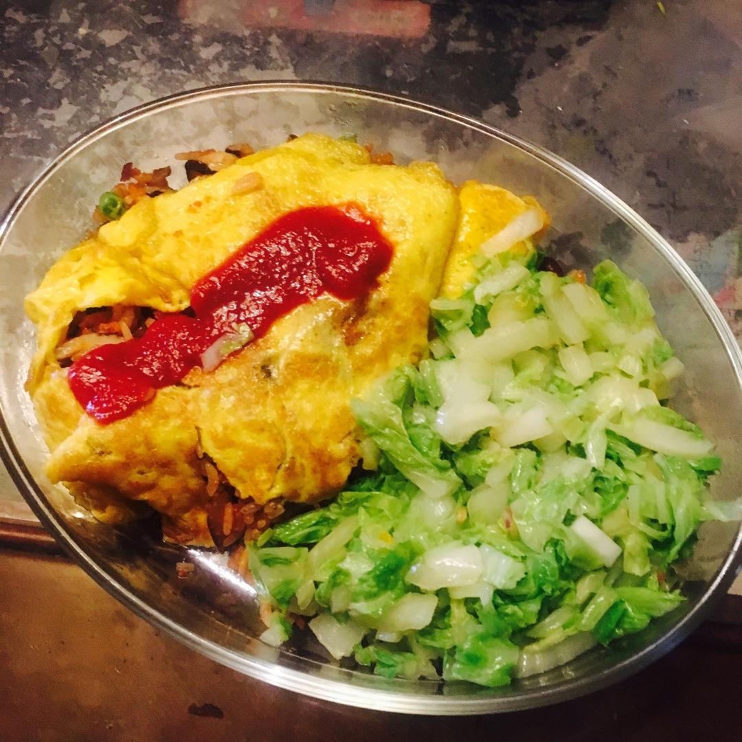 胖着玩儿不然人生不圆满做的蛋包饭