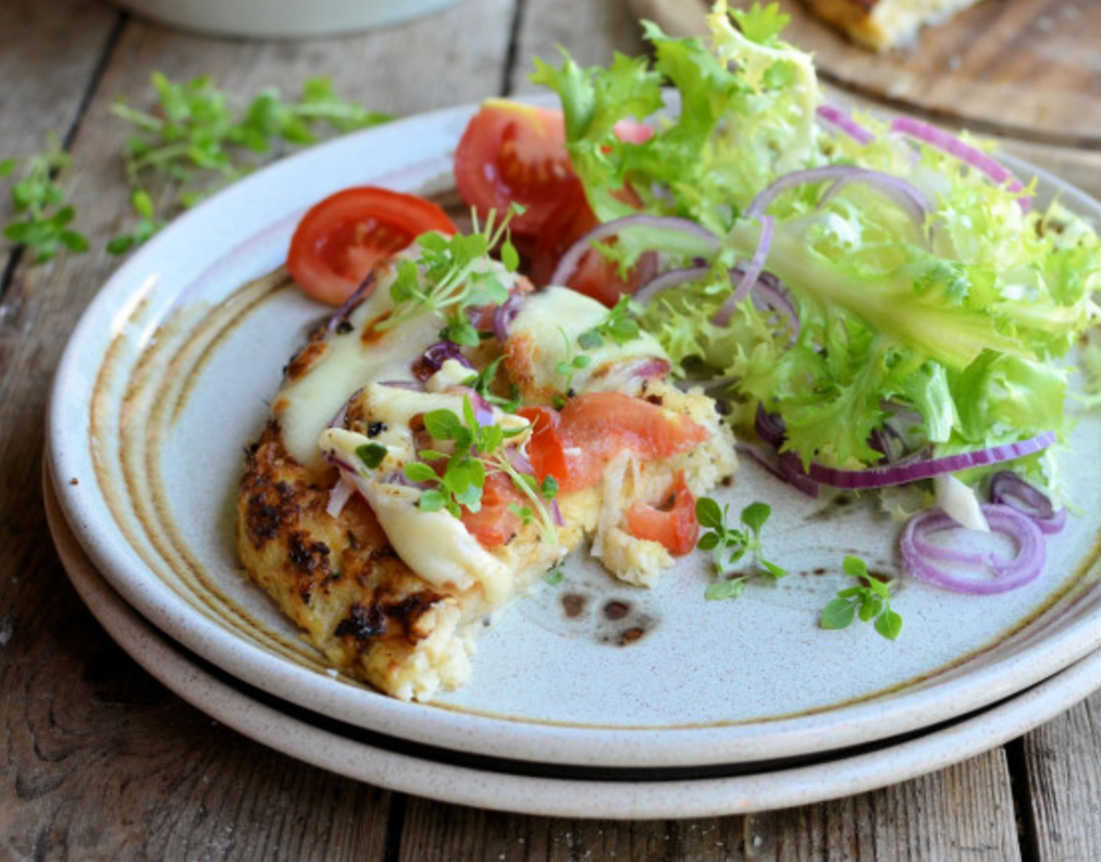 【菜花儿披萨饼底（含芝士超详细版）的做法步骤图】candicedemo-制作