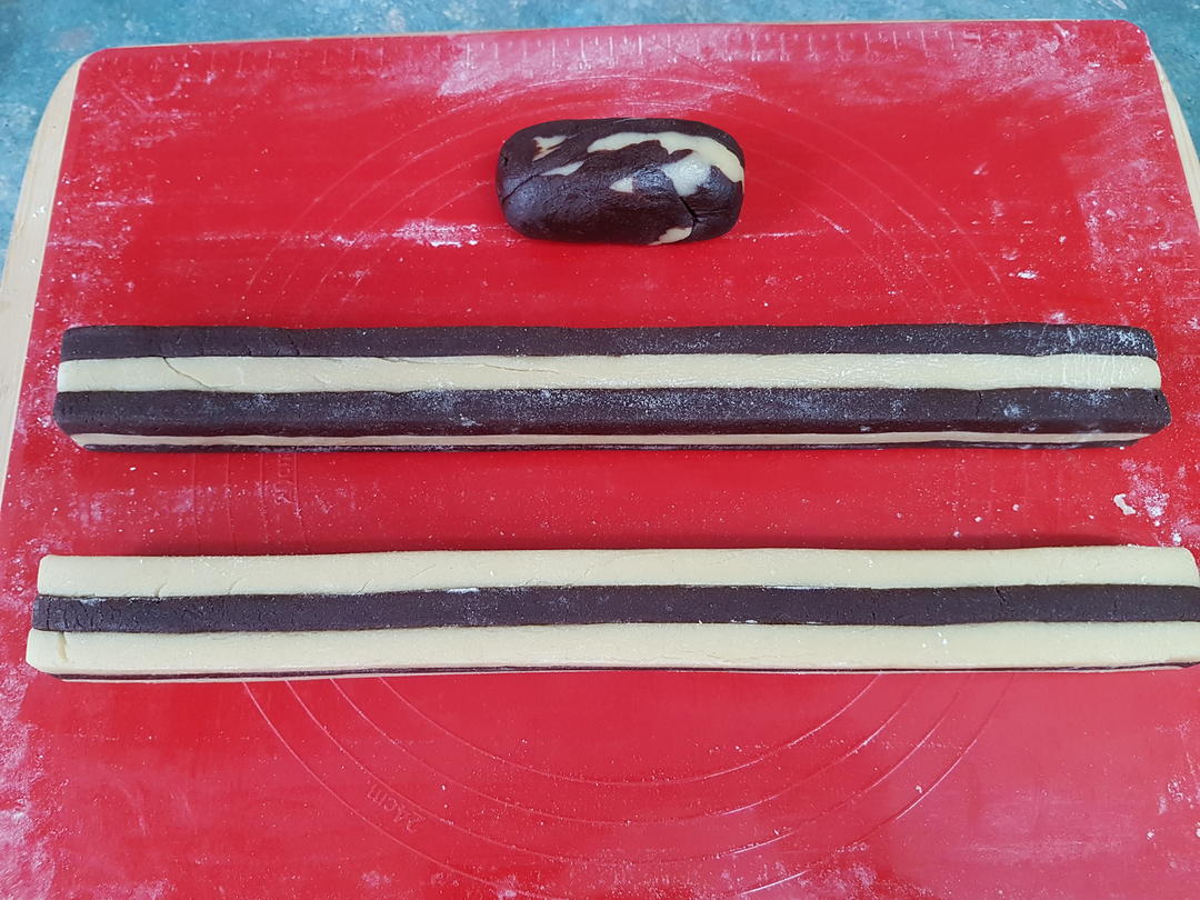 【黑白饼干 Schwarz-Weiß-Gebäck的做法步骤图】QY_德国烘焙-制作