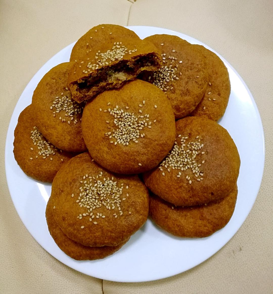 云南传统点心洗沙荞饼