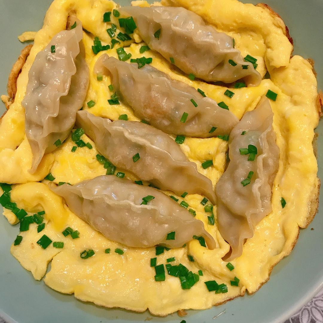 chany馋馋喵的小厨房做的抱蛋煎饺