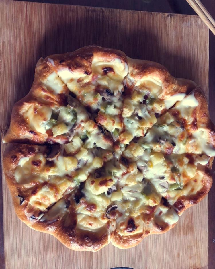 笨笨蛋蛋1982做的披萨底 pizza dough