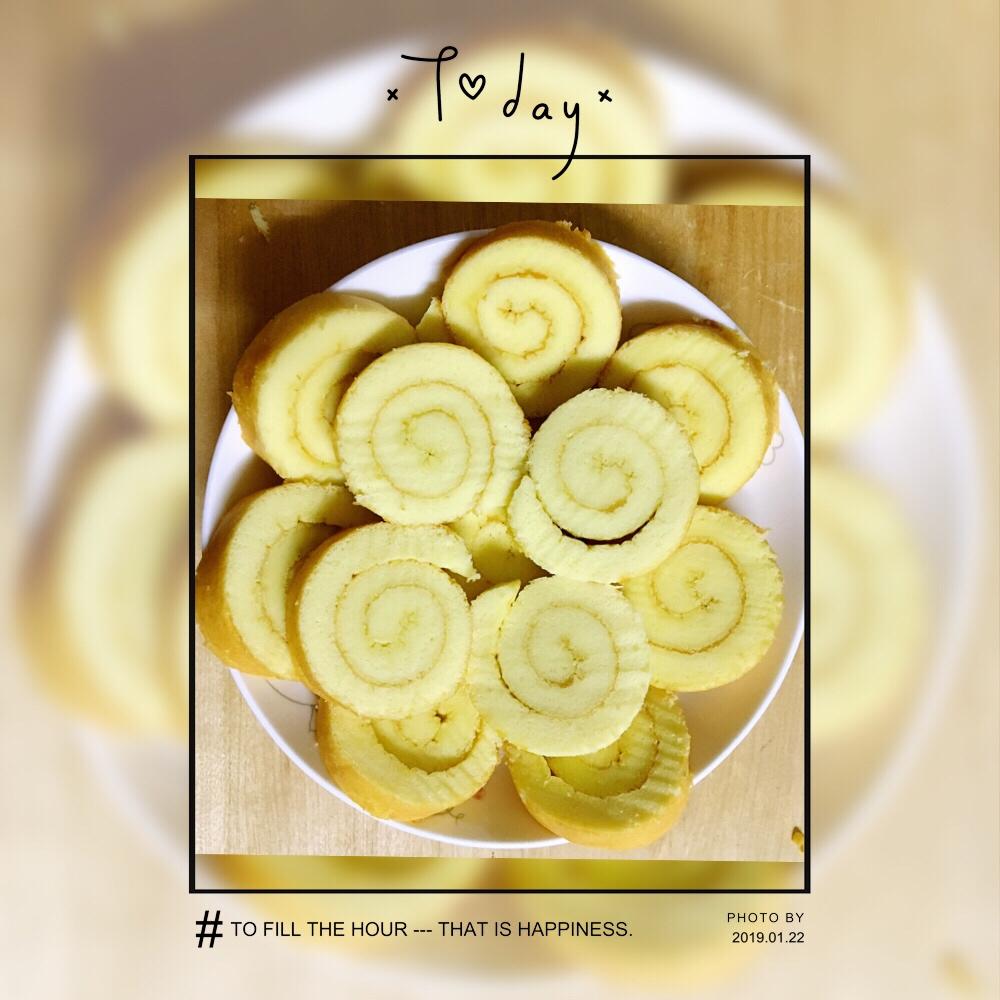 【原味戚风蛋糕卷的做法步骤图，怎么做好吃】双鱼hh-制作