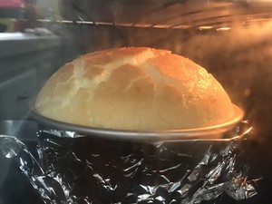 六寸芝士流心蛋糕(戚风蛋糕)的做法 步骤8