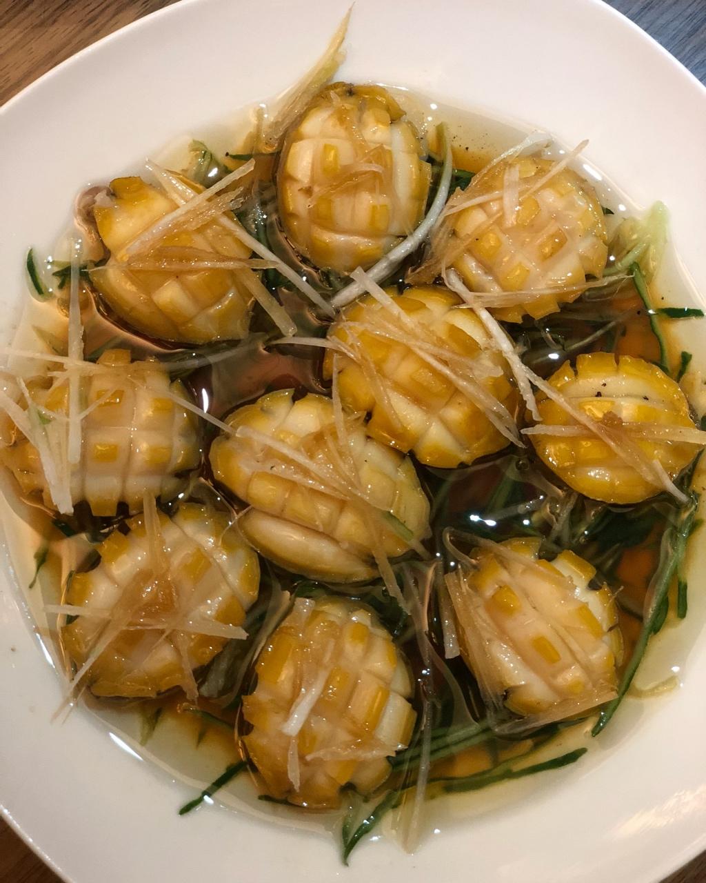 秀在心中做的清蒸鲍鱼