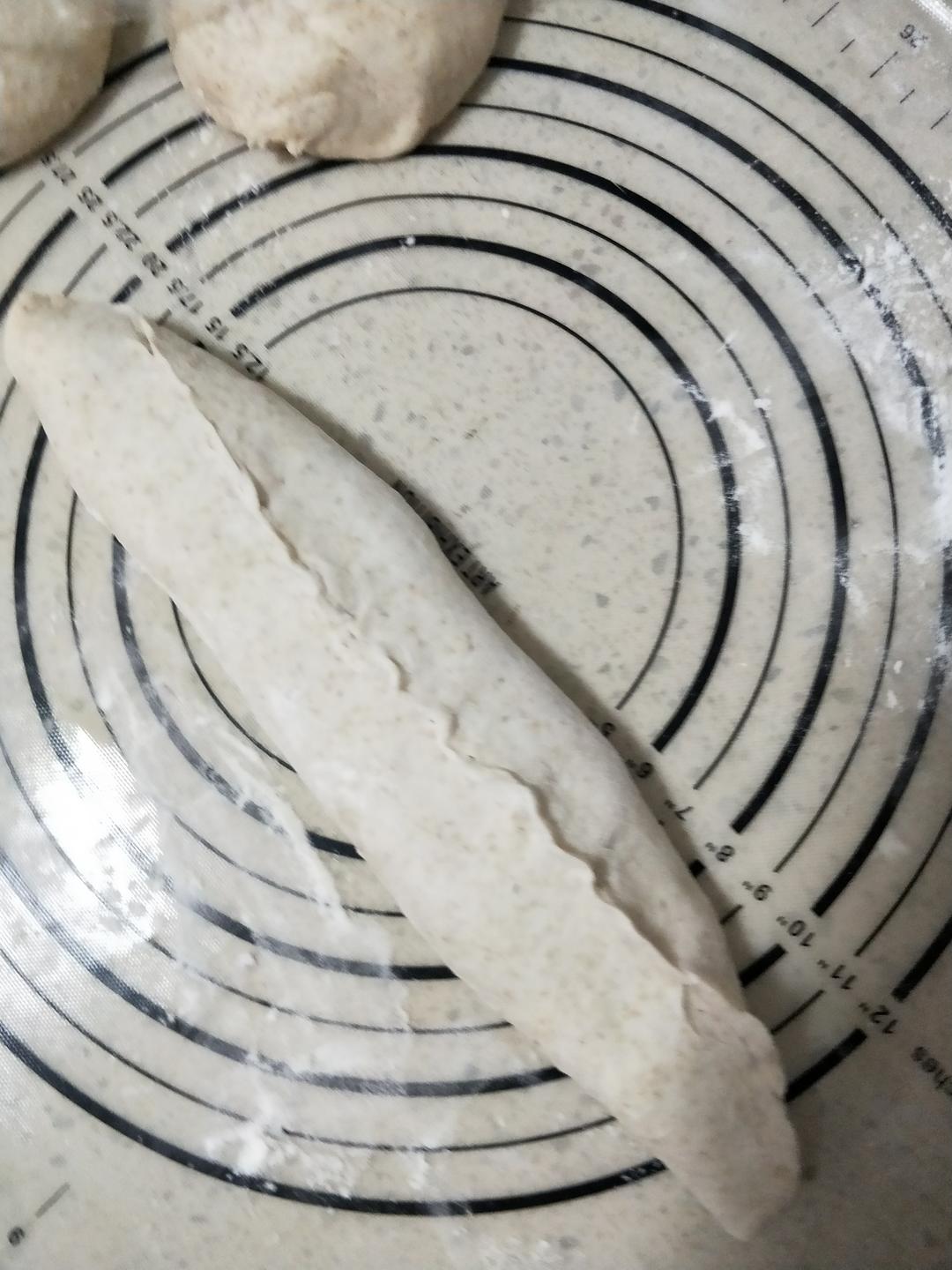 【蓝莓山药全麦面包（一次发酵）的做法步骤图】亦荷yihe-制作